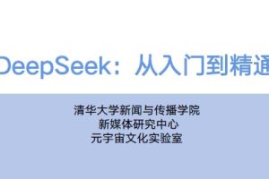 DeepSeek从入门到精通：AI提示语设计与内容生成实战指南