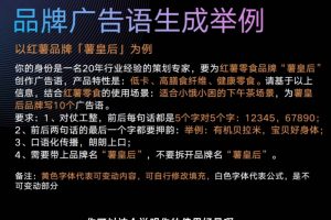 严老师·AI闪电品牌课