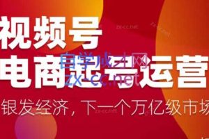 陈大黑牛·视频号电商起号运营课(更新到24年5月)