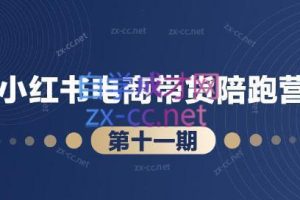 盗坤·小红书电商带货陪跑营(第十一期)