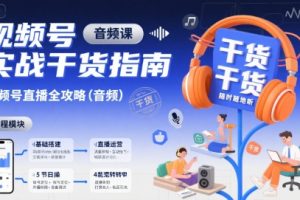 视频号实战干货指南，视频号直播全攻略（音频）