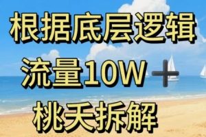 据底层逻辑，流量10W+，以安全知识科普为例