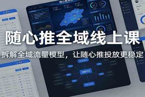 随心推全域线上课：拆解全域流量模型，让随心推投放更稳定