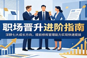 职场晋升进阶指南：深耕七大成长方向，提前修炼管理能力实现快速提拔