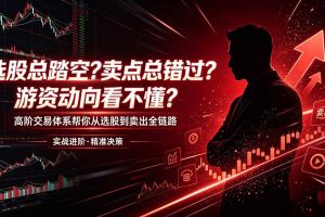(18937期)选股总踏空?卖点总错过?游资动向看不懂?高阶交易体系帮你从选股到卖出全链路(更新6月)