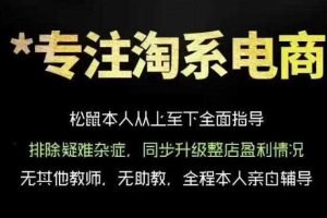 松鼠会电商VIP课程,从基础布局到高阶优化,助你掌握淘宝运营逻辑,提升店铺流量与转化